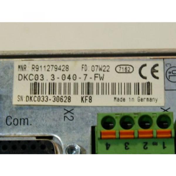 Rexroth Egypt Russia Indramat DKC03.3-040-7-FW Eco-Drive Frequenzumrichter Serien Nr. DKC033- #4 image