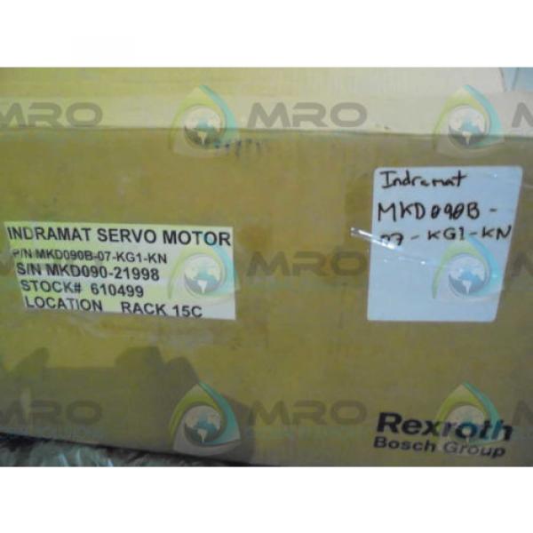 REXROTH INDRAMAT MKD090B-047-KG1-KN Origin IN BOX #1 image