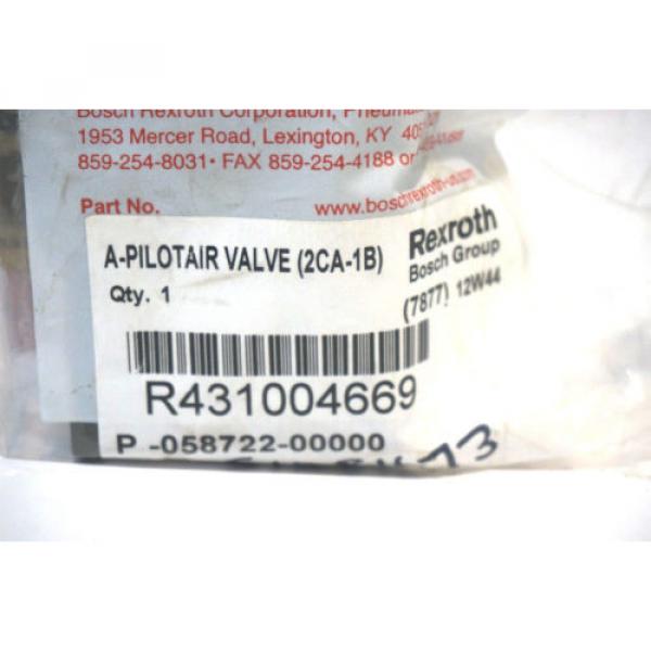 Origin REXROTH BOSCH R431004669 PILOT AIR VALVE #2 image