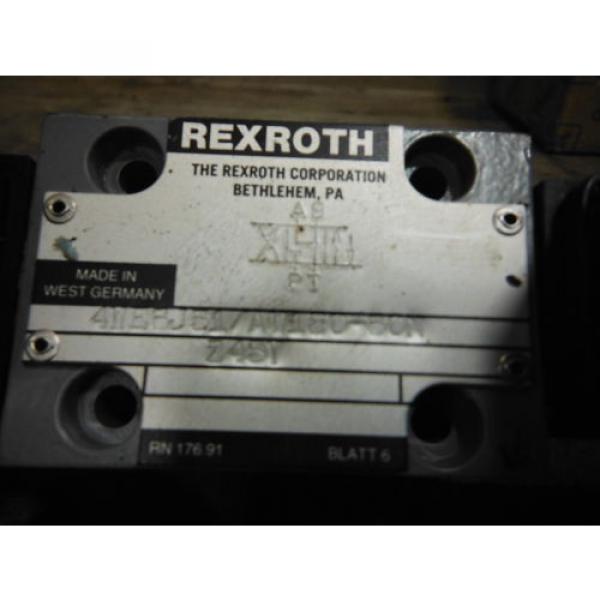 REXROTH VALVE 4WE6J51/AW120-60N ~ USED #2 image