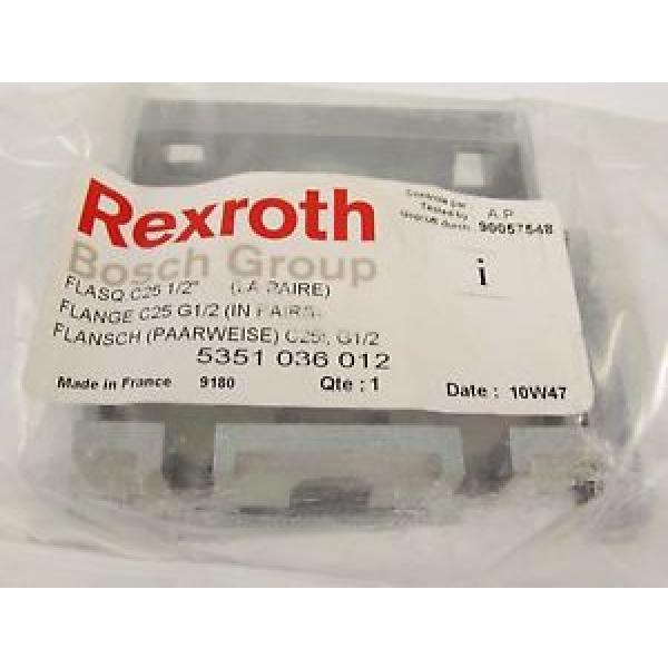 NEW Australia Japan REXROTH BOSCH GROUP FLANGE C25 G1/2 5351 036 012 5351036012 #1 image