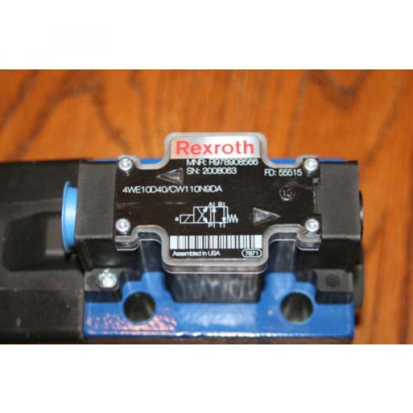 Rexroth Canada Canada Bosch Group MNR R978908566 Solenoid Valve 4WE10DA40/CW110N9DA  NEW #2 image