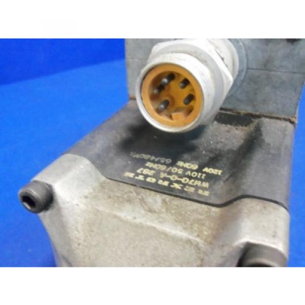 REXROTH Singapore Dutch 4WE10GXX/ANDLV/AS55110/120 VOLTS 50/60 HERTZ HYDRAULIC VALVE #4 image