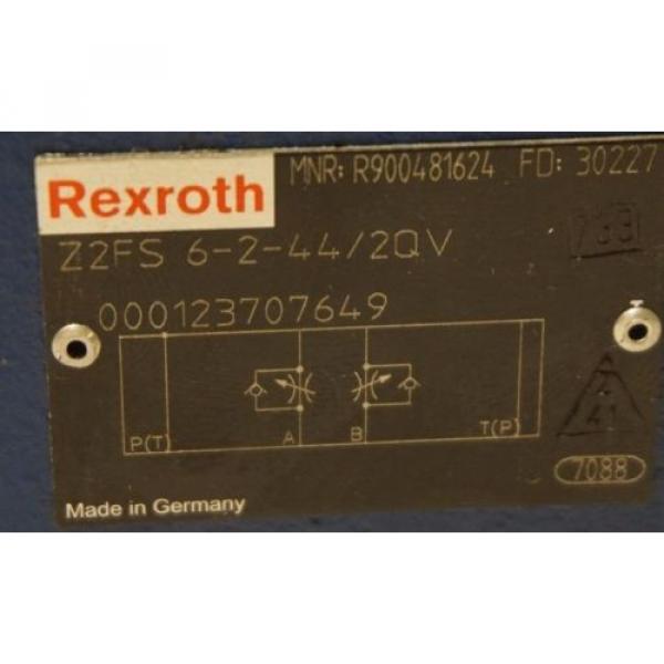 NEW Canada Germany REXROTH Z2FS 6-2-44/2QV FLOW CONTROL VALVE Z2FS6244/2QV #2 image