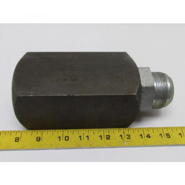 Rexroth Canada Greece Hycon 45/84 Carbon Steel 1-1/2&#034; Check Valve Hydraulic 1-7/8x12 Thread #1 image