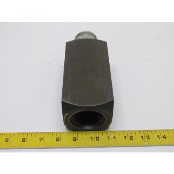 Rexroth Canada Greece Hycon 45/84 Carbon Steel 1-1/2&#034; Check Valve Hydraulic 1-7/8x12 Thread #2 image