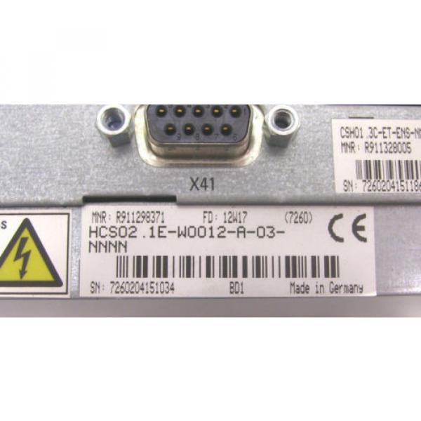 Origin REXROTH INDRAMAT  SERVO DRIVE  HCS021E-W0012-A-03-NNNN   60 Day Warranty #8 image