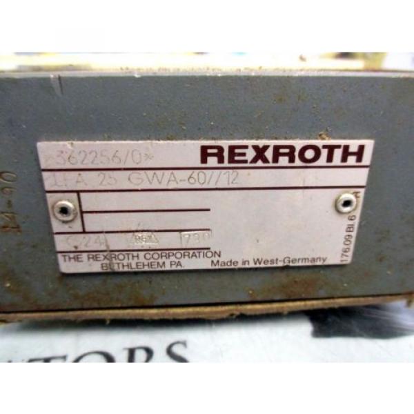 REXROTH Mexico Dutch LFA 25 GWA-60/12 HYDRAULIC VALVE MANIFOLD #2 image