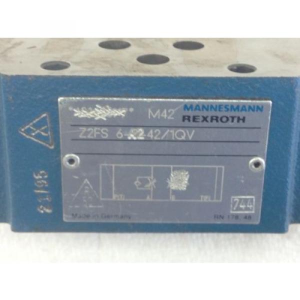 Origin  REXROTH Z2FS-6-A2-42/1QV  HYD THROTTLE CHECK VALVE  FAST SHIP A139 #2 image