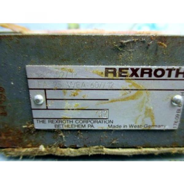 REXROTH Canada Germany LFA 25 WEA-60/12 HYDRAULIC VALVE MANIFOLD #2 image