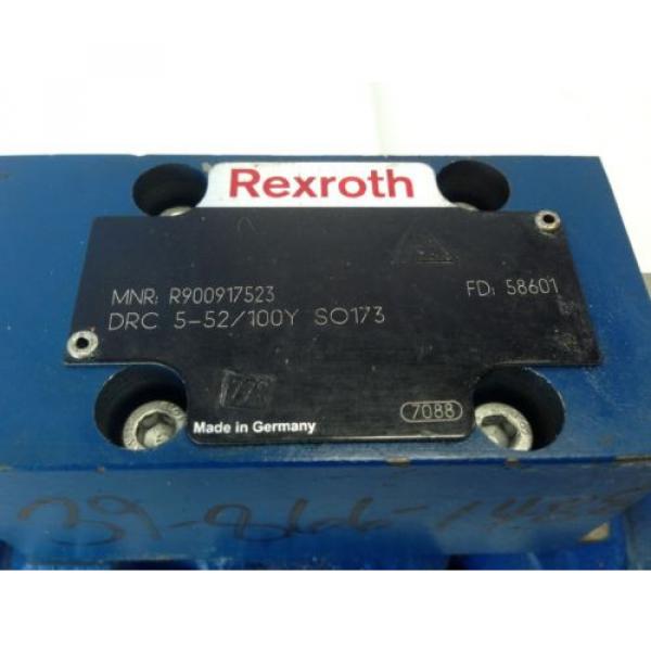 NEW Australia France REXROTH MNR R900917523 DRC-5-52/110Y SO173 HYDRAULIC DIRECTIONAL VALVE  DJ #2 image