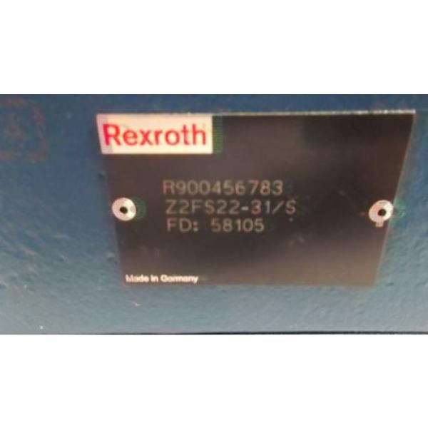 REXROTH HYDRAULIC VALVE R900456783  USED #6 image