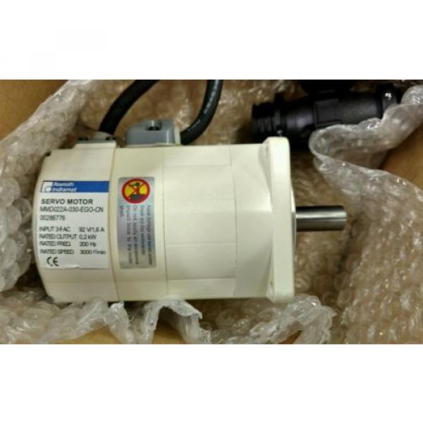 REXROTH INDRAMAT SERVO MOTOR MMD022A-030-EGO-CN Origin IN BOX #4 image