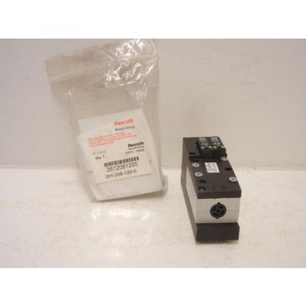 REXROTH BOSCH 261-208-120-0 Origin 261-2 PNEUMATIC VALVE 2612081200 #1 image