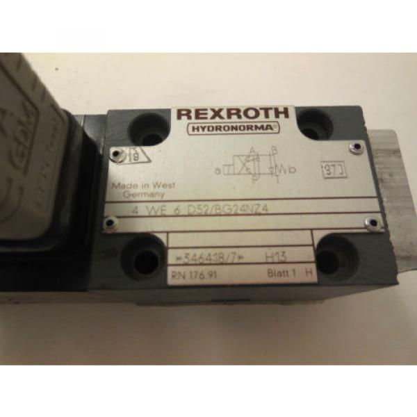 Origin REXROTH 4-WE-6-D52/BG24NZ4 DIRECTIONAL VALVE 4WE6D52BG24NZ4 #2 image