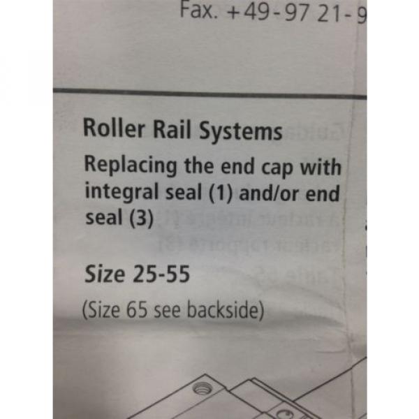 REXROTH 1810-510-00 ROLLER RAIL SYSTEM SIZE 55 Origin I3 #7 image