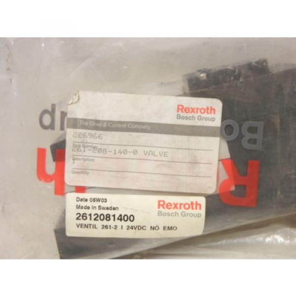 REXROTH India Italy BOSCH 261-208-140-0 NEW VENTIL 261-2 VALVE 24VDC 2612081400 #2 image