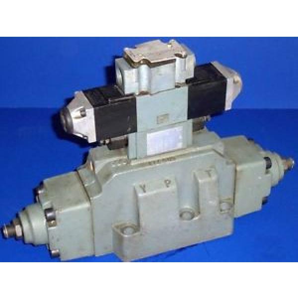 REXROTH 4WE6J52/BW11NDALV DIRECTIONAL CNTRL VALVE W/ CHECK VALVE amp; MANIFOLD, NNB #1 image