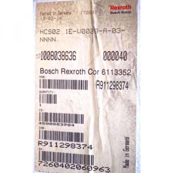 NEW India Australia REXROTH HCS02.1E-W0028-A-03-NNNN INDRADRIVE CONTROLLER HCS02.1EW0028A03NNNN #2 image