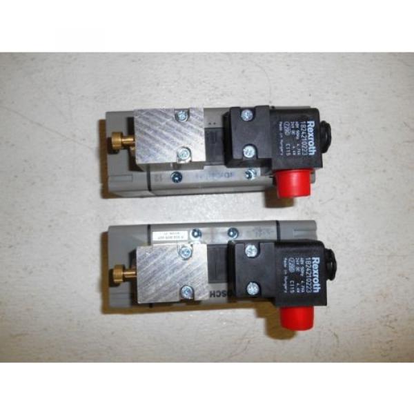 BOSCH REXROTH 1824210223 VALVES, PE MAX 10 BAR, 48V, 24 VDC, LOT OF 2, Origin #4 image