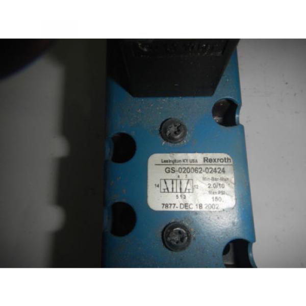 Rexroth GS-020062-02424 120VAC Pneumatic Valve #2 image