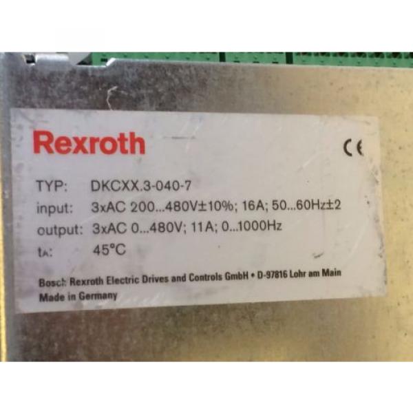 NEW Greece Japan UNUSED REXROTH ECO SERVO DRIVE DKC21.3-040-7-FW -  NO HARDARE PACKET #2 image