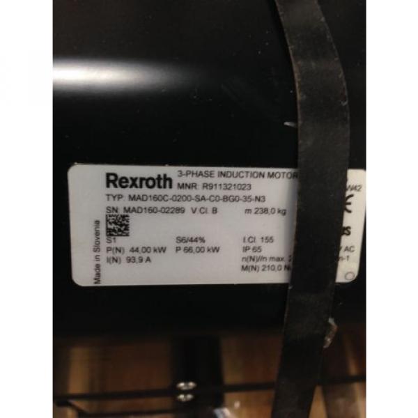 NEW France Dutch REXROTH MAD160C-0200-SA-C0-BG0-35-N3 3 PHASE INDUCTION MOTOR R911321023 (16H #2 image