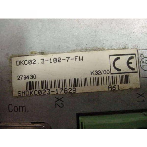 Rexroth Egypt Russia Indramat DKC02.3-100-7 FW  Eco-Drive Servo Drive #3 image