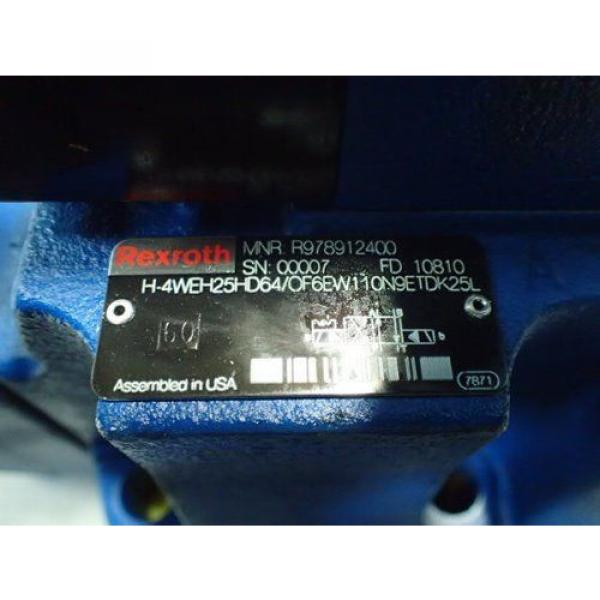 Origin REXROTH R900947390 HYDRAULIC VALVE,4WE6D62/OFEW110N9DK25L,R978912400,BOXZT #3 image