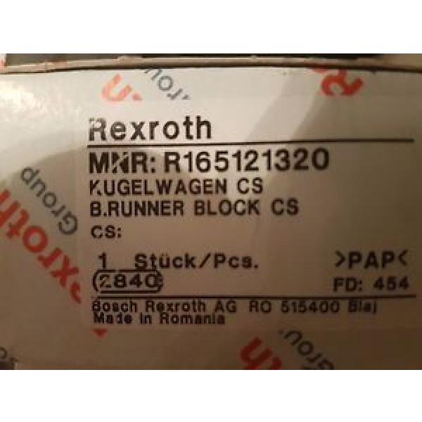 Bosch USA Korea Rexroth Rollenwagen Führungswagen Linearführung  R165121320 #1 image