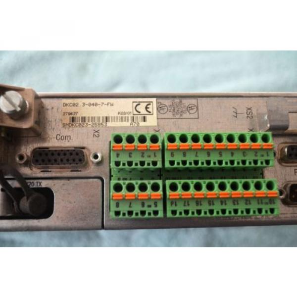 REXROTH INDRAMAT DKCO23-040-7-FW ECODRIVE CONTROLER #4 image