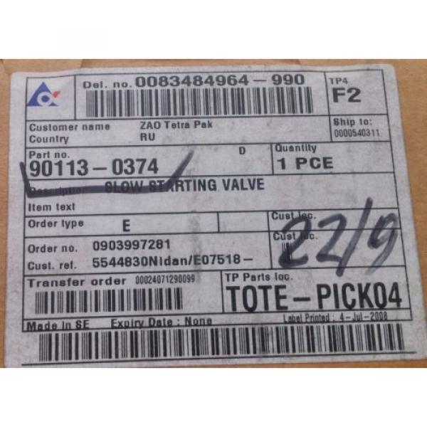 Origin REXROTH Shut off valve  R404030182 0821300935 Tetra 90113-0374 #4 image