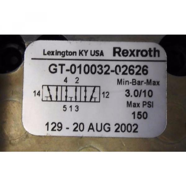 REXROTH Singapore china PNEUMATIC VAVLE GT-010032-02626, 150 MAX PSI #2 image