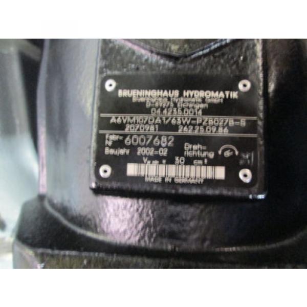 New Russia Greece Rexroth Hydraulic Motor A6VM107DA6/63W-PZB027B (R902070981) #2 image