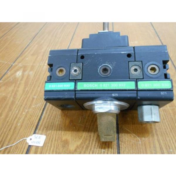 Bosch USA Greece 0821300932 Solenoid Valve 3/2 Way with Two 821300930 Distributor Blocks #2 image