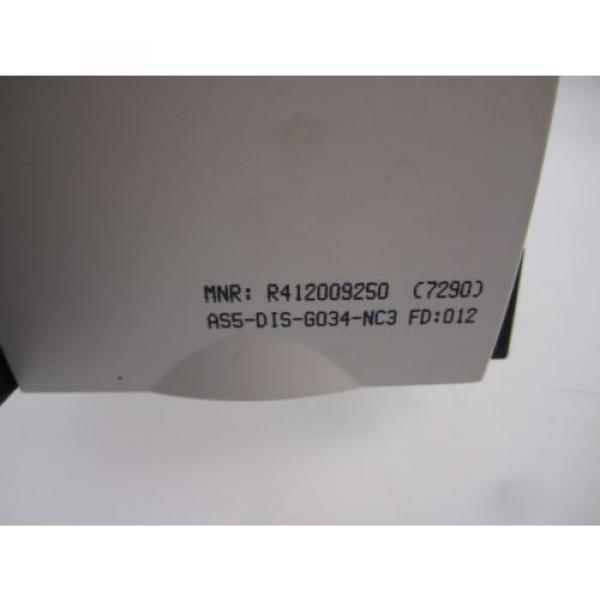 REXROTH Australia USA MNR: R412009250 AS5 DIS G034 NC3 FD:012 HYDRAULICS (7290) #3 image