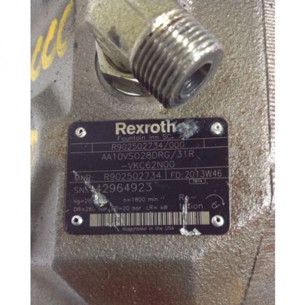 REXROTH Canada Canada HYDRAULIC MOTOR R902502734/000 / AA10VS028DRG/31R-VKC62N00 99041 #2 image