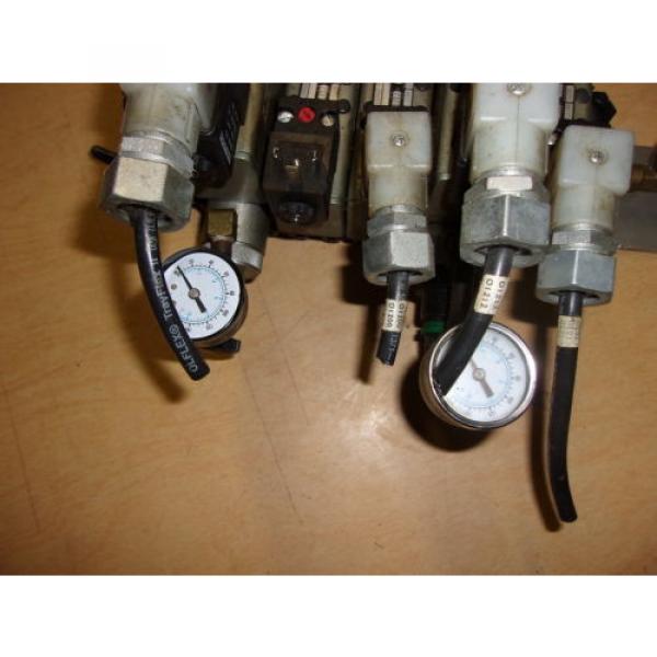 Rexroth Ceramic Lot of 5 Pneumatic Valves w/ Gauges GT-10061-2440 FREE SHIPPING #3 image