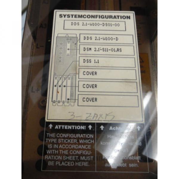 Indramat Digital Drive Controller, # DDS21-W050-D, Used, WARRANTY #3 image