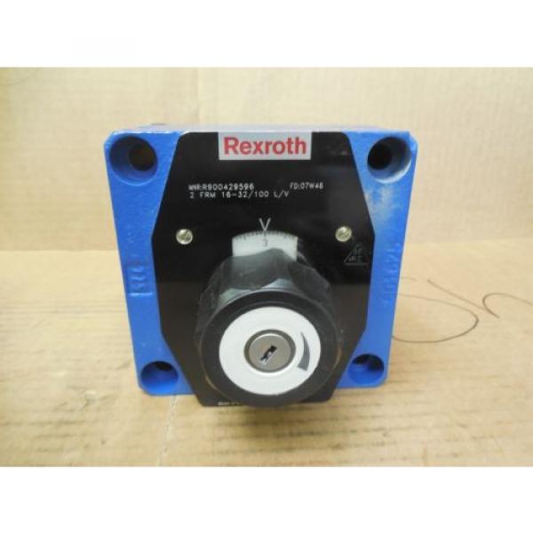 Rexroth Flow Control Valve R900429596 2 FRM 16-32/100 L/V origin #1 image