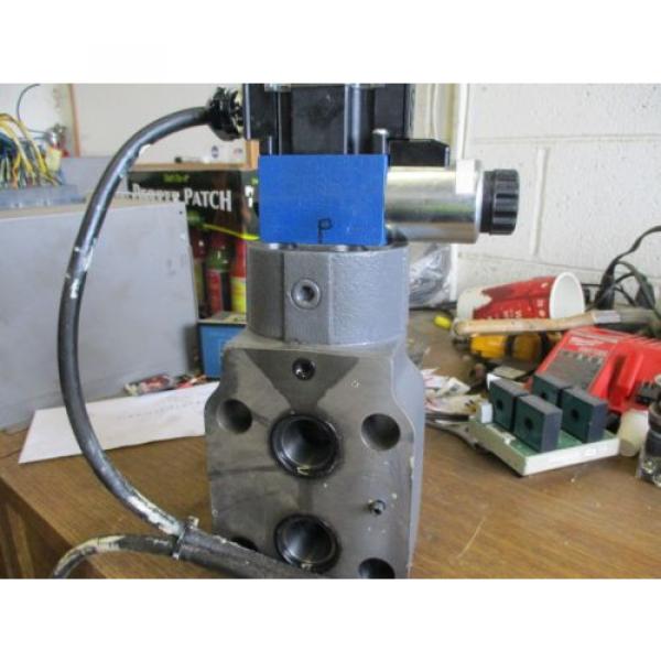 TOKYO Australia USA KEIKI PRESSURE RELIEF VALVE WITH REXROTH SLENOID VALVE TCG30-10-BV-12 #4 image