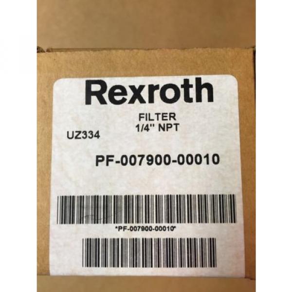 Rexroth China Singapore 1/4&#034; Filter PF-007900-00010 #6 image