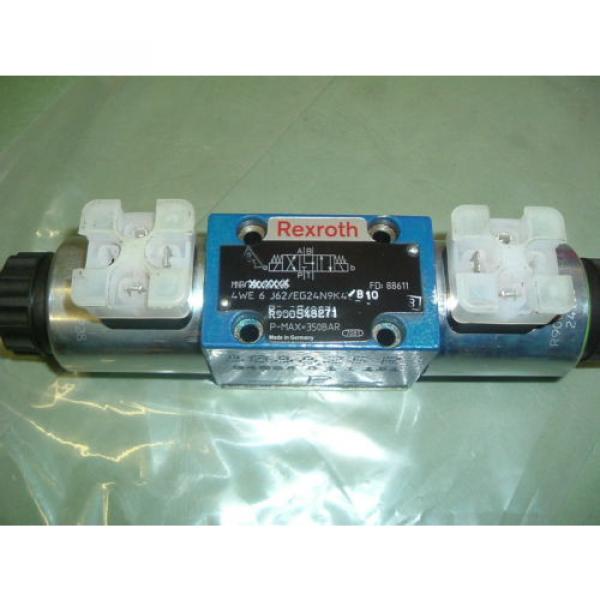 REXROTH HYDRAULIC 4WE 6 J62 EG24N9K4 B10 VALVE  R900548271 Origin NOT PACKAGED #1 image