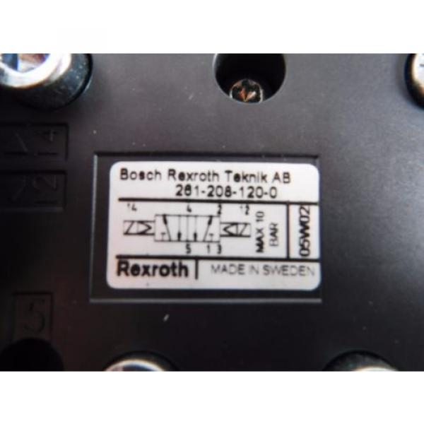 REXROTH BOSCH 261-208-120-0, 24VDC PNEUMATIC VALVE 2612081200 #2 image