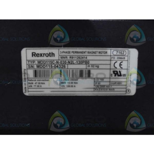 REXROTH Greece France MDD115C-N-030-N2L-130PB0 *NEW IN BOX* #2 image