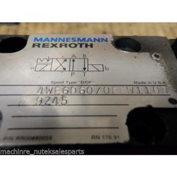 Rexroth Directional Valve 4WE6D60/0FEW110N _ 4WE6D600FEW110N #3 image