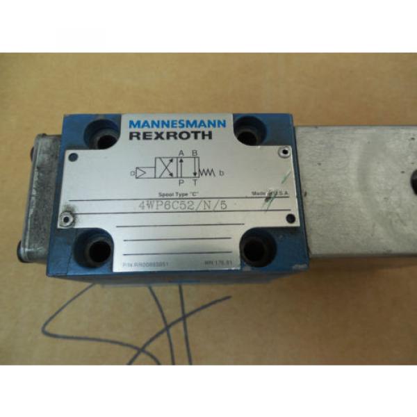 Mannesmann Mexico Australia Rexroth Solenoid Valve 4WP6C52/N/5 4WP6C52N5 RR00885051 Used #2 image