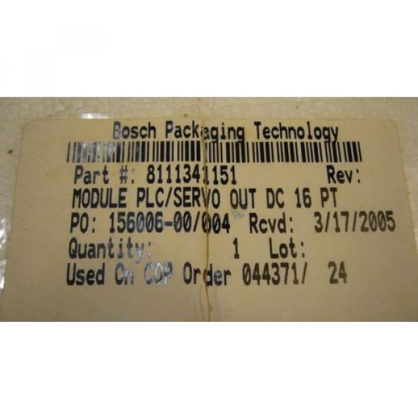 Bosch Rexroth Indramat I/O Module RMA022-16-DC024-200 24VDC 2A NOS 280930 #4 image