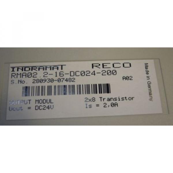 Bosch Singapore India Rexroth Indramat I/O Module RMA02.2-16-DC024-200 24VDC 2A NOS 280930 #5 image