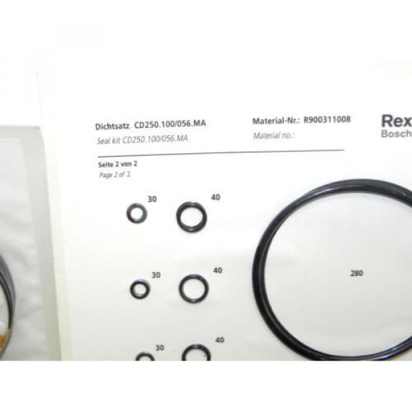 NIB Dutch Australia REXROTH BOSCH R900311008 SEAL KIT CD250.100/056.MA #2 image